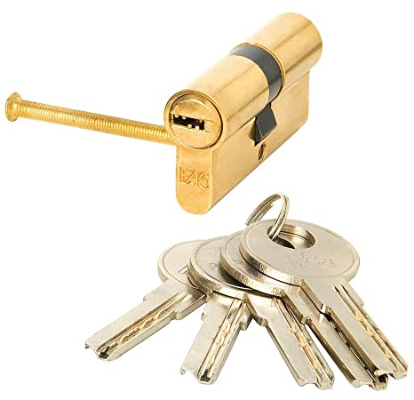 Cilindro Fac Seguridad 70-p 30x40 Latonado 15,0 mm.