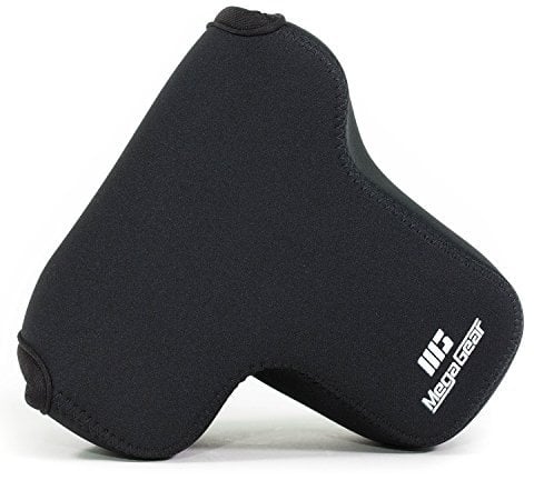 MegaGear MG640 Ultra Light Neoprene Case with Carabiner for Sony Alpha A7S II/A7R II/A7 II Camera - Black