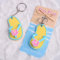 Bonboniere Schlüsselkette Schlüsselanhänger Thema Meer Flip Flops