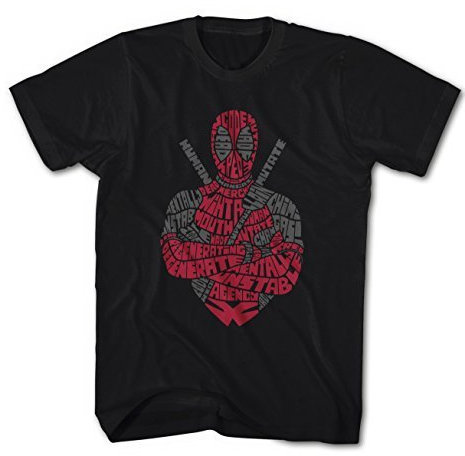 Herren T-Shirt Dead Red Pool Film Art Movie