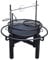 KCT Outdoor BBQ Grill and Rotisserie with Tool Set - Freestanding Firepit Bowl