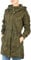 iloveSIA Veste femme imperméable Parka Long Légère capuche vent pluie imper Olive 38