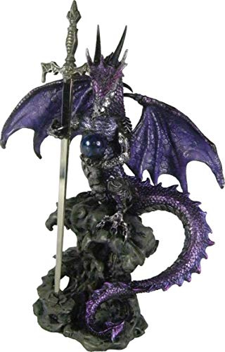 Nemesis Now Dragon Blade Brieföffner, Kunstharz, Violett, Einheitsgröße