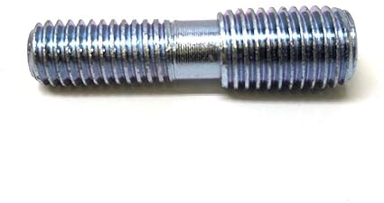 Universal Auspuff Krümmer Stehbolzen Adapter M8 auf M10 x 35 – passend für Roller, Scooter, Mofa, Moped – Auslass Adapter Gewindebolzen – Länge ca. 37,2 mm