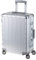ALUMAXX 45170 Kabinentrolley Orbit, Handgepäck, Rollkoffer aus Aluminium, TSA Schloss, Trolleykoffer mit 4 doppelten 360° Leichtlaufrollen, Alukoffer ca. 54 cm, Silber, 54 x 40 x 20 cm