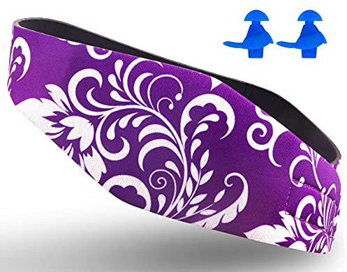 Fascia da nuoto per per Il Bambino e l'adulto Orecchie - per aiutare a prevenire le orecchie del nuotatore - Tenere l'acqua fuori, tenere i tappi per le orecchie nella fascia impermeabil da Bagno