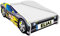 Kinderbett Autobett Auto Junior mit Lattenrost und Matratze 140x70 160x80 180x80 ACMA (160x80, 6 + Name)