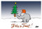 modern times Postkarte Weihnachten WEIHNACHTEN - Motiv: FROHES FEST, Anlass: Weihnachte, Künstler/Verlag Ottifant Productions GmbH, Größe: A6