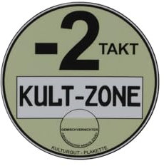 Sticker Kulturgutplakette KULT-ZONE