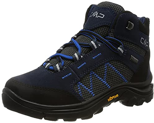 CMP Unisex Kinder 2.0 Schoen Kids Thiamat Mid 2 0 Trekking Shoe Wp, Black Blue, 38 EU
