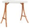 vidaXL Estructura Columpio y Techo Soporte Accesorio Asiento Silla Jardín Patio Terraza Balcón Exterior Decoración Crema Madera Curvada Acabado Teca