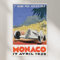 Dekomundo Grand Prix Vintage Poster als Kunstdruck Retro Bilder als moderne Wanddekoration, Motiv 07, 50x70 cm