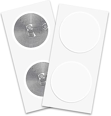 30x NTAG216 NFC Tag Sticker NFC Chip Ntag216 Aufkleber NFC 216 RFID Tags 13,56mhz Ntag 216 Sticker 888 Bytes,Kompatibel mit iOS Kurzbefehle App/Homekit & Android Apps
