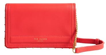 Ted Baker London KAHNISA Geldbörse Leder mit Studded Edge Coral, Koralle