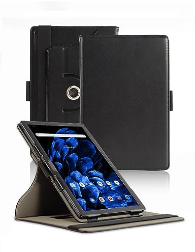 DRENGE Custodia per Tablet Compatibile con Jumper EZpad M11 Custodia 10.51 Custodia 360 Girevole Supporto Pieghevole Custodia in Pelle con Cinturino da Polso