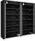 HUOLE 7 Schicht Schuhschrank Schuhablage Schuhregal Staubdichtes Stoffregal für ca. 36 Paar Schuhe,Schuhständer mit Schutzhülle, für Wohnzimmer, Schlafzimmer,120 * 30 * 110cm -Schwarz