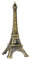 Blogiiup Eiffel Tower Statue 10 cm Paris Eiffelturm Figur Mini Metall Metall Eiffelturm Modell Figur für Souvenirs, Kuchen -Tischdekor, Geschenke, Party, Heimdekoration