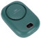 Mini ventilador eléctrico ABS de 3 velocidades portátil con carga USB para colgar en el cuello sin aspas ideal para viajes al aire libre excursiones campamentos y compras ligeras (verde)