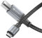 Sonero Cable USB 2.0, cable de conexión, cable de impresora, conector C a conector B, 480 MB/s, gris espacial/negro, 2,00 m