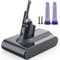 Morpilot Batterie pour Dyson V7 SV11 Motorhead Animal Pro Trigger+ Fluffy Matress Plus Aspirateur et 2 Filtres, 21.6V 4600mAh Li-ION