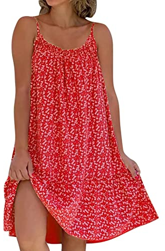 Offerte Day Prime Vestito Estiva Donna Vestiti Spiaggia Donna Estivi Abito Cerimonia Madrina Abiti Eleganti Bianchi Vestiti Fucsia Donna Abito Donna Curvy Corto Open Box Deals