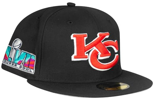 New Era 59Fifty Cap - Superbowl 57 Kansas City Chiefs - 7 Black
