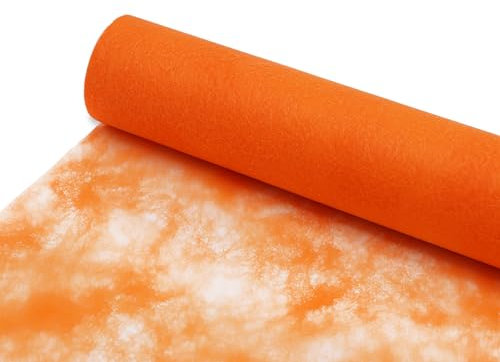 Sizocloud® Tischläufer Tischband (Orange, 20 cm breit)