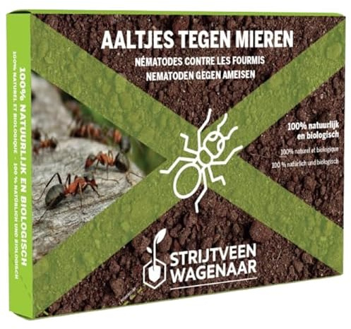 SF Nematoden gegen Ameisen – Biologisches Ameisen Mittel für Garten und Rasen – 50.0 Mio. für 100 m² / 50 Ameisennester