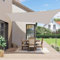 LOVE STORY Sonnensegel 4x6m Wasserdicht Rechteckig Taupe Sonnenschutz Windschutz Segel PES Polyester,95% UV-Schutz für Außenbereich, Terrasse, Balkon, Garten