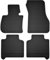 Wielganizator Automatten-Set – Passend für BMW X1 U11 (2022-) – Gummimatten – Autozubehör – Auto Fußmatten – 4-teilig – Schwarz