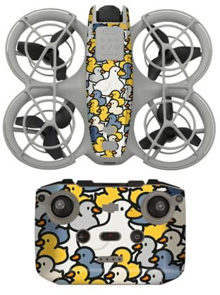 LiLiTok PVC Aufkleber-Set für DJI Neo, Wasserdichter Skin-Aufkleber für Drohne und Controller, Anti-Kratz-Schutzfolie für DJI Neo Zubehör (5)