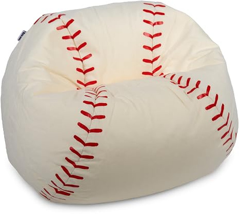 Big Joe Sportball-Sitzsack, Baseball-Plüsch, weiches Polyester, 0,8 m
