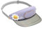 Qaonsciug Sonnenblenden Hüte Mit Ventilator DREI Temperatureinstellungen Ventilator Visiere Leerer Ventilator Verstellbare Elastische Schnalle Für Damen Herren Kinder