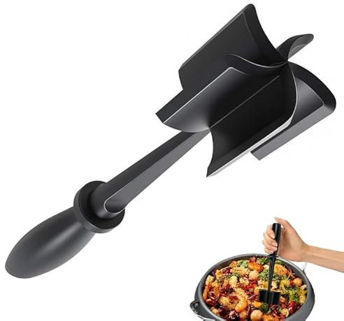Meat Chopper, Mince Masher – Ground Meat Masher Tool for Effortless Mincing and Chopping – Heat-Resistant, Non-Stick, 5-Blade Design for Even Cooking – Ideal for Ground Beef, Turkey, and Vegetables