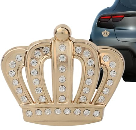 Bling Kristall Krone Aufkleber Krone Auto Emblem Aufkleber Bling Auto Aufkleber Abzeichen Kristall Krone Auto Aufkleber Bling Krone Stoßstange Aufkleber Auto Kofferraum Krone Emblem Stilvolle Auto