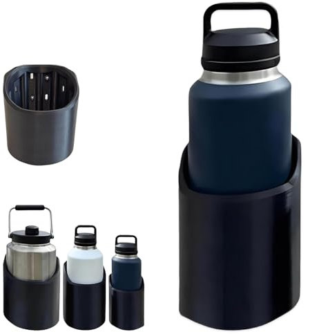 Magnetic Bottle Mounts for 46, 50, 64 Oz, Portable Water Bottle Storage Rack, Heavy Duty Magnetic Cup Holder for Truck Golf Cart Tractor RV Bus Fridge Lawnmower (46 Oz)