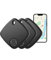 Air Tag Tracker 3 pezzi nero, Localizzatore chiavi compatibile con Apple Dov’è (solo iOS), Impermeabile Key Finder, Trova oggetti per Bagagli, Valigie, Zaini, Borse, Biciclette, Portafoglio, Animali,