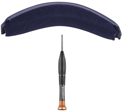 Msioytog Replacement Headband Cushion with Screwdriver for QC35 / 35II Headphones Comfortable Protein Leather Headbeam Pad Headband Cushion with Screwdriver