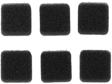 Qudinip 6 Pezzi di Protezione Antivento per Microfono per Fotocamera X4 X3 con Riduzione del Rumore in Spugna di Schiuma, qualità del Suono Migliorata per la Registrazione All'aperto