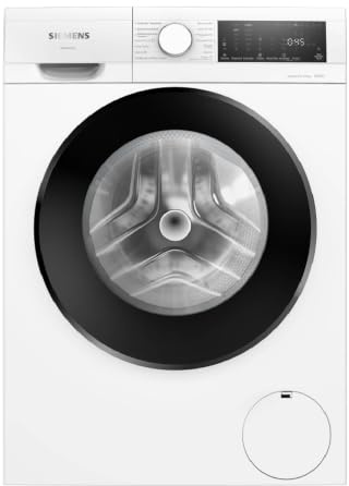 Siemens iQ300 Waschtrockner 9 kg Waschen 5 kg Trocknen 1400 UpM WN44A141 | SmartFinish reduziert Knitterfalten, autoDry Technologie für sanftes Trocknen, Antifleckensystem, leiser iQdrive Motor