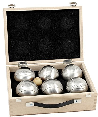 Obut Boulekugel-Set 6er im Holzkoffer K6