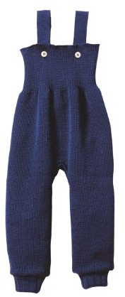 Disana 33104XX - Strick-Trägerhose Wolle marine, Size / Größe:62/68 (3-6 Monate)