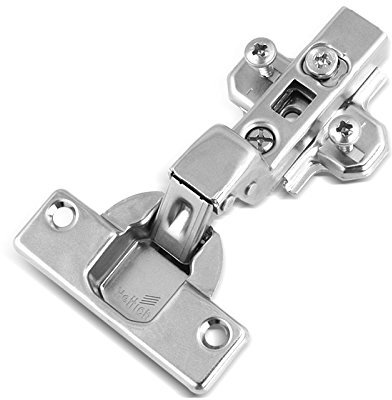 1 charnière invisible à encastrer Ø35 mm, rentrant ouverture 110°