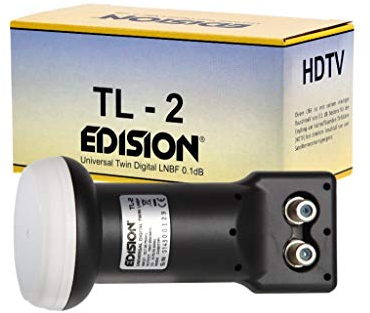 Edision EDI-TL2 universal LNB Twin Adapter (0,1dB, HDTV, Full HD)
