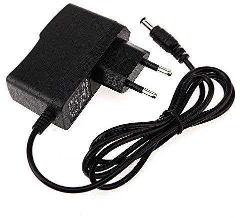 CABLEPELADO Fuente de alimentación para cámara DC 12 V 1 A Seguridad CCTV Negro