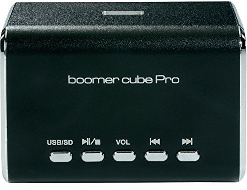 Ultron Aktivbox Boomer Cube Pro mobiler Stereo Lautsprecher schwarz