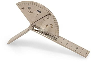 Finger Goniometer | 0-180° | Edelstahl | Länge: ca. 9,0 cm | Gelenkmesser