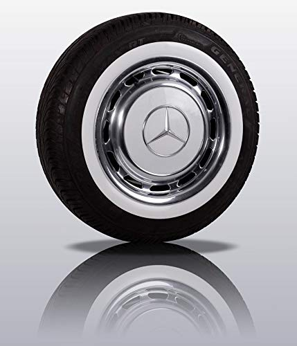 Weißwandringe (4 Stück) 14 Zoll 40mm Breite + TÜV-Süd-Bescheinigung.