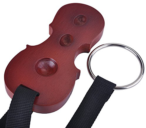 Cello-Stop Anti-Rutsch-Stopper Befestigung Massivholz-Cello-Befestigung Ankerschutzplatte mit 3 Löchern, aus Naturholz Anti-Rutsch-Parkettschoner