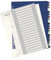 Leitz Register für A4, PC-beschriftbares Deckblatt und 20 Trennblätter, Taben mit Zahlenaufdruck 1-20, Überbreite, Weiß/Mehrfarbig, PP, Style, 12390000